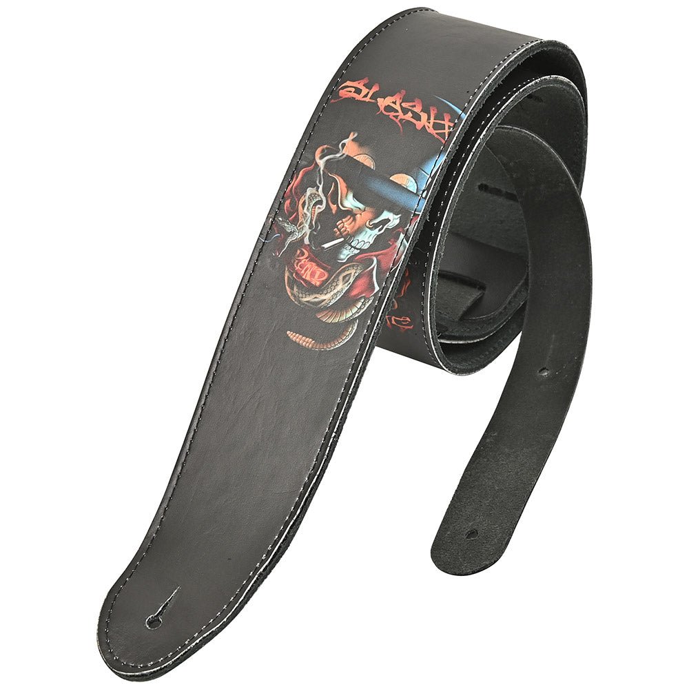 SLASH スラッシュ - 2.5inch Leather STRAP / ギターストラップ - PGS